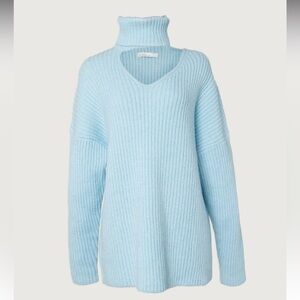 Oak + Fort oversized turtle neck sweater.